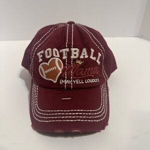 KBETHOS Football Mama Cap - Burgundy